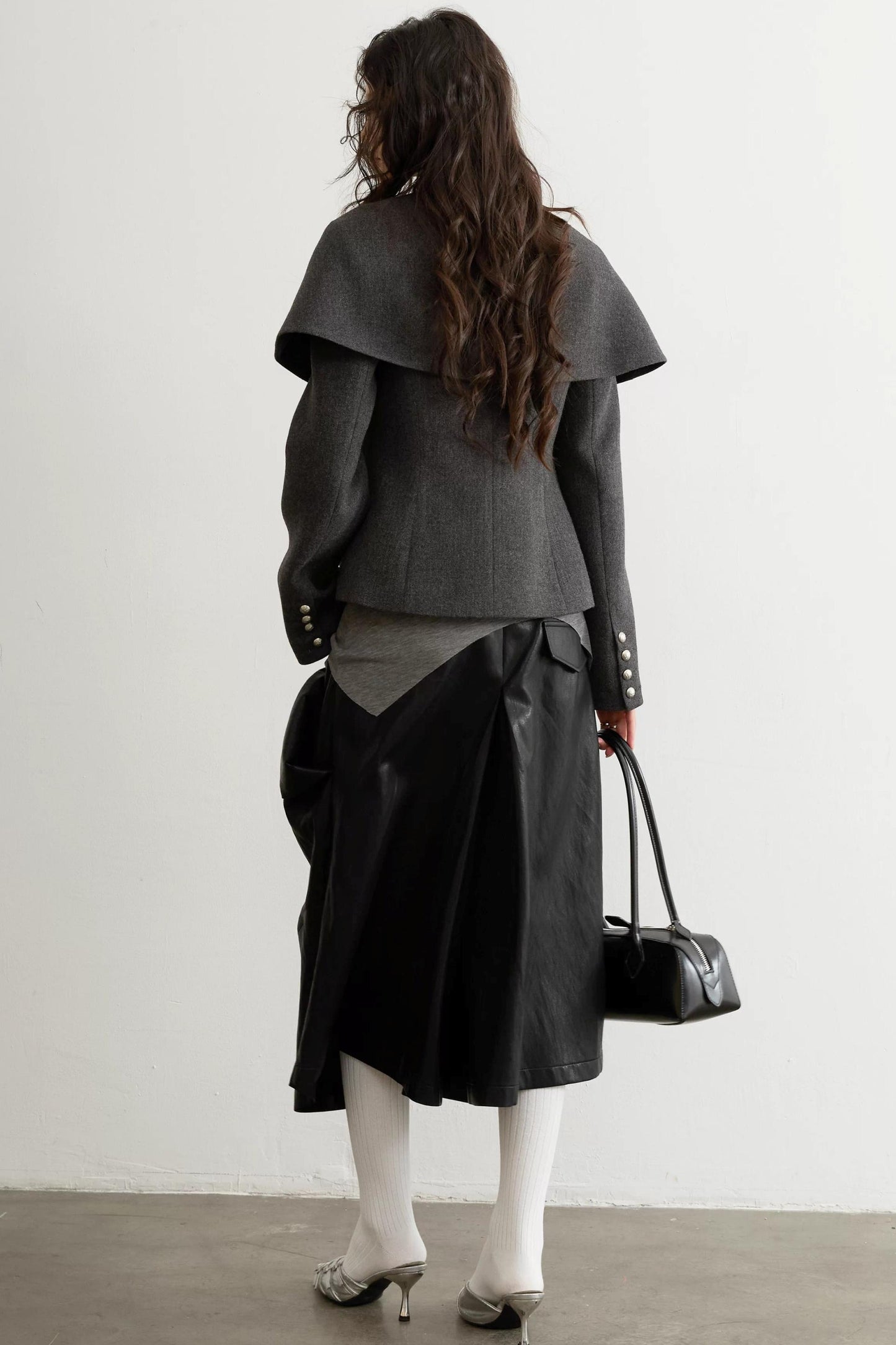 Retro Woolen Cape Coat