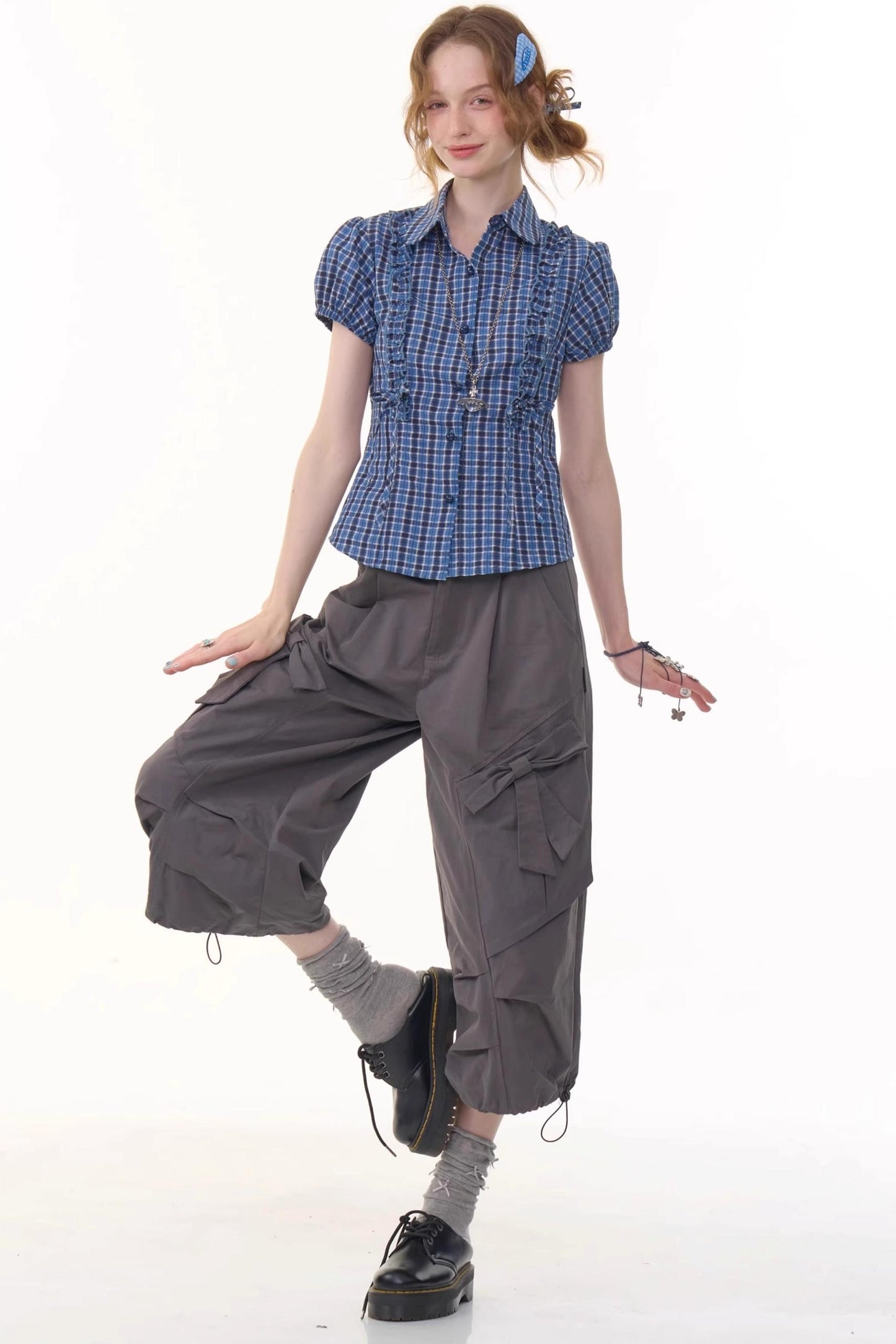 Chic Bow-Waist Trousers