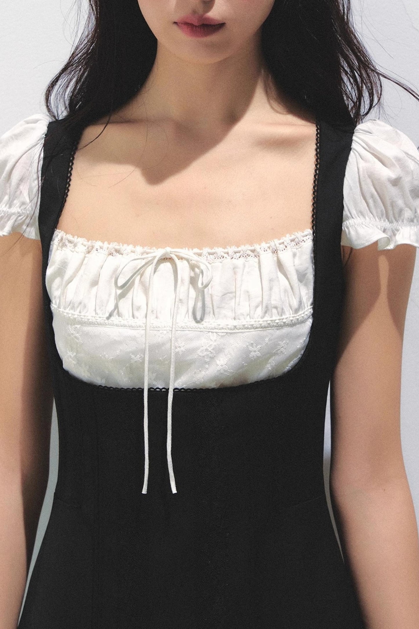 Square Neck Colorblock Dress