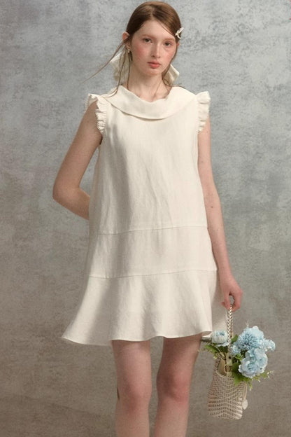 Fly Sleeves Lace Dress