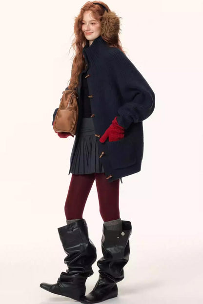 Japanese Retro Knit Cardigan