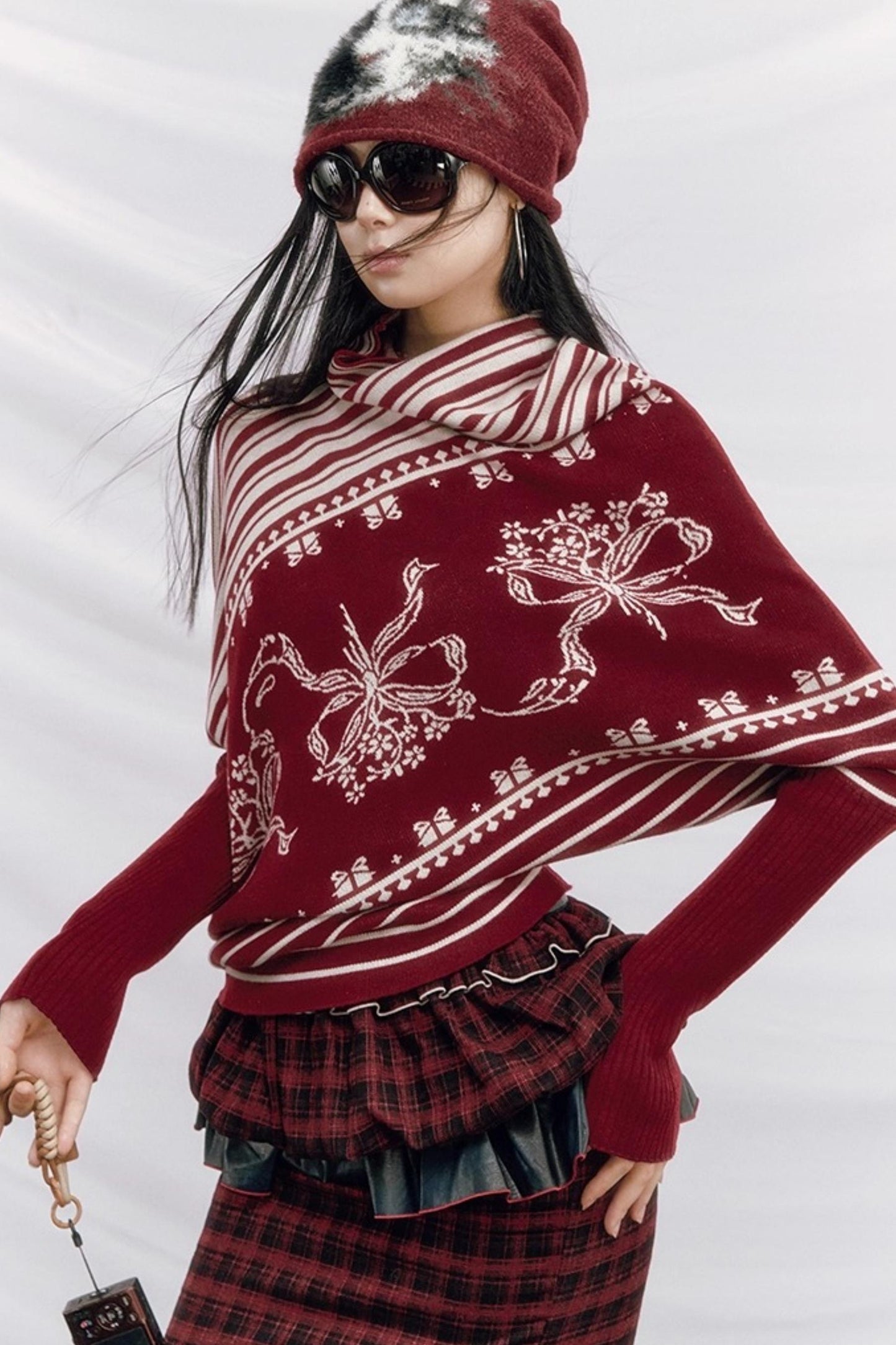 Josephine Ribbon Batwing Sweater