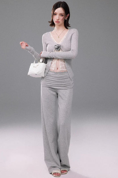 Fold-Over Waistband Pants