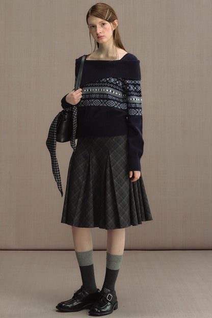 Sea Street Pleated Skirt Set-Up