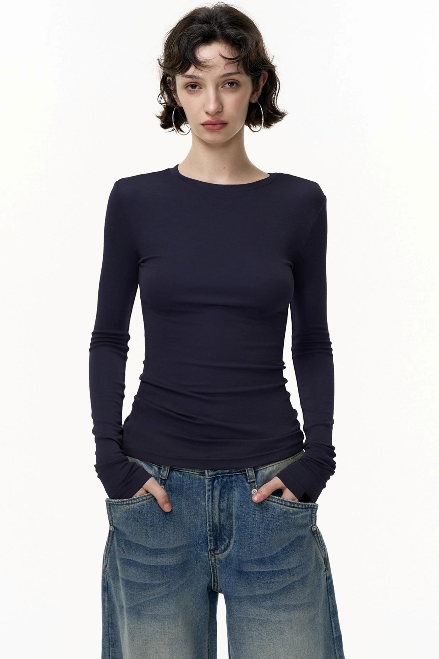 Autumn Slimming Crew Neck Base Layer