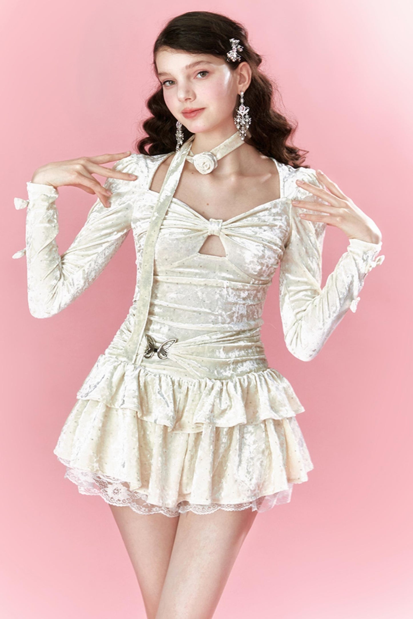 French Elegance Poncho Dress