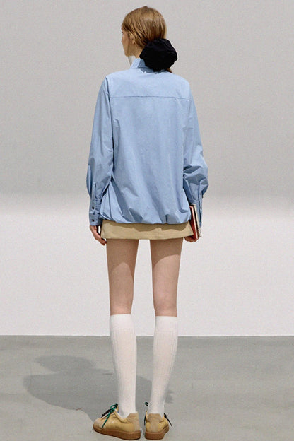 College Sweetheart Fluffy Shirt