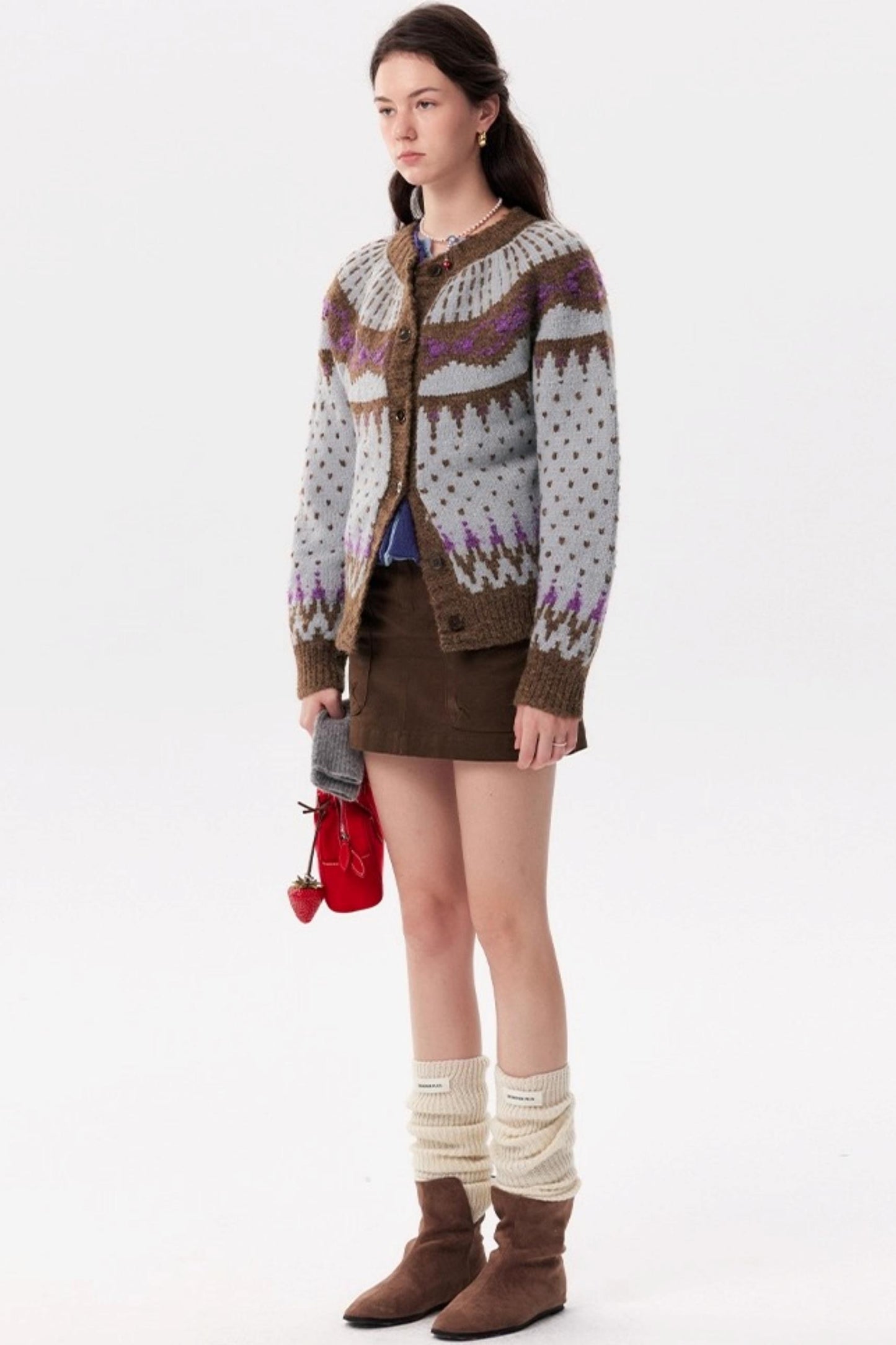 Fair Isle Sweater Jacket