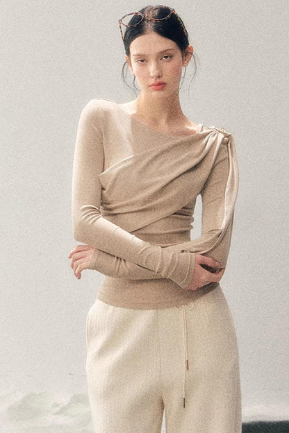 French Ribbon Design Blouse