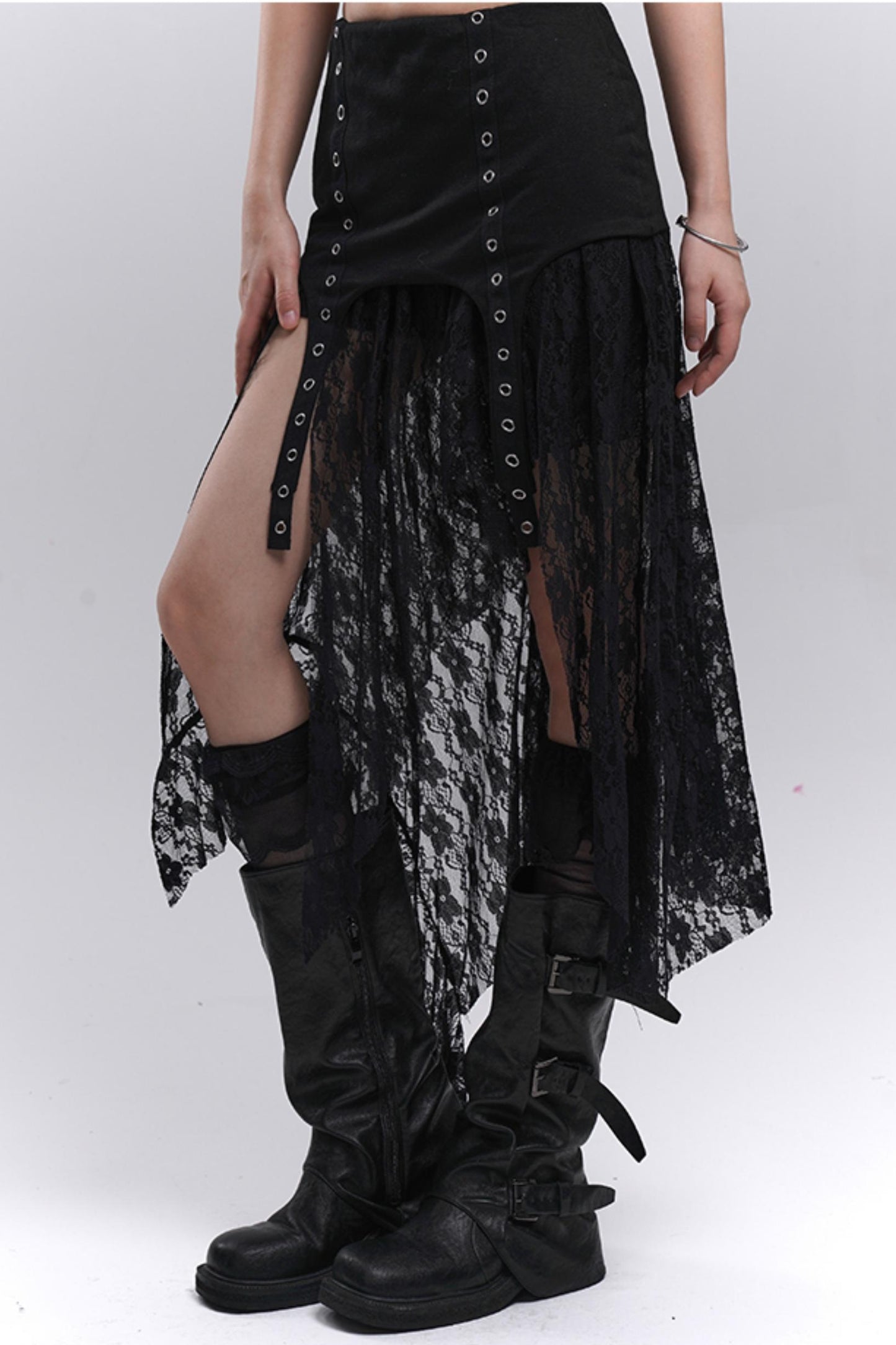 Subculture Vibes Black Skirt