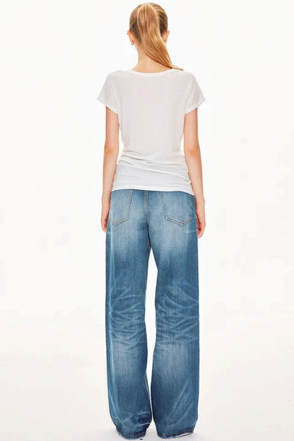 Tencel Wool V-Neck Top