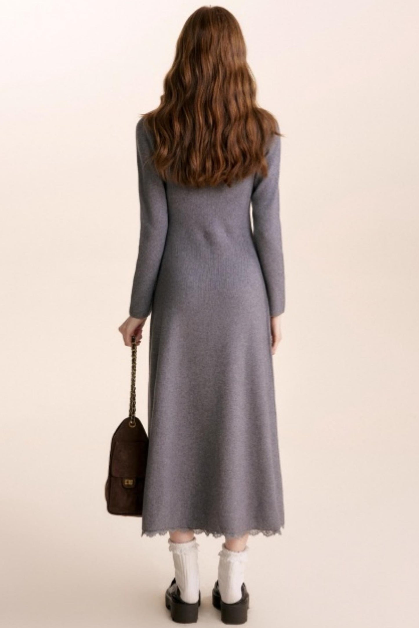 Romantic Lace Knit Dress