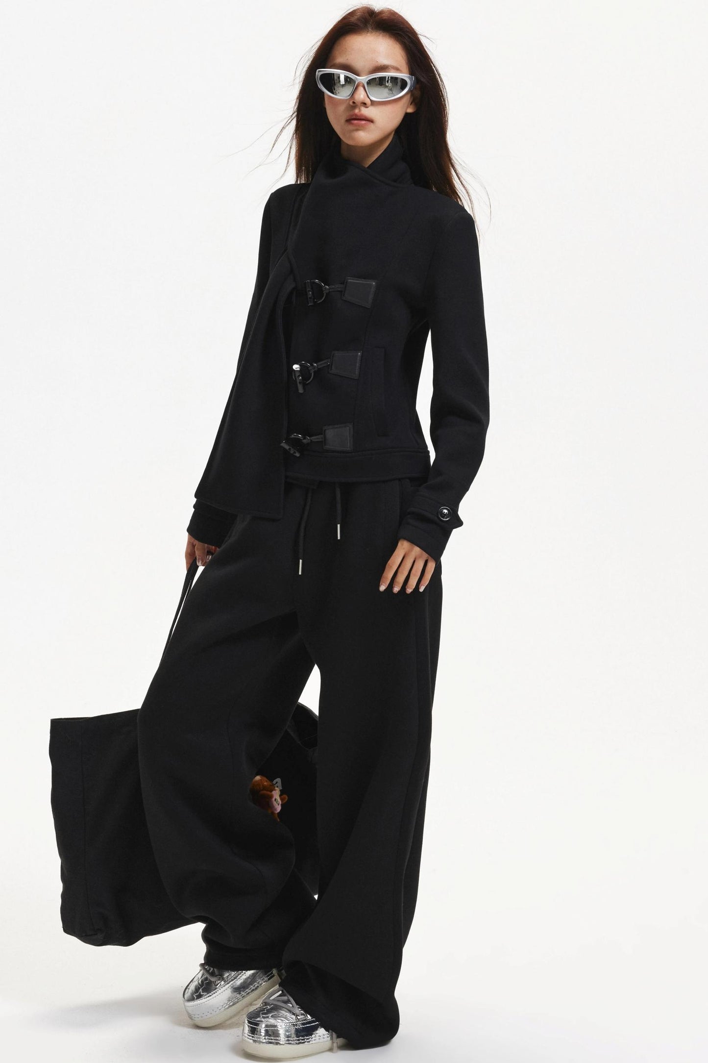 Retro Woolen Scarf Coat