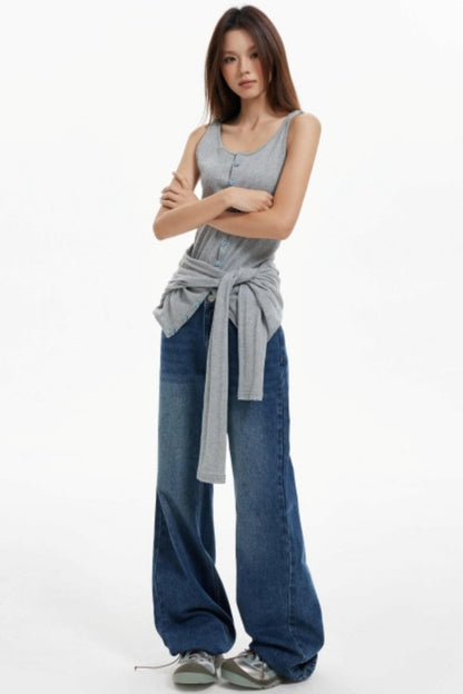 Slim Two Wear Cardigan Top