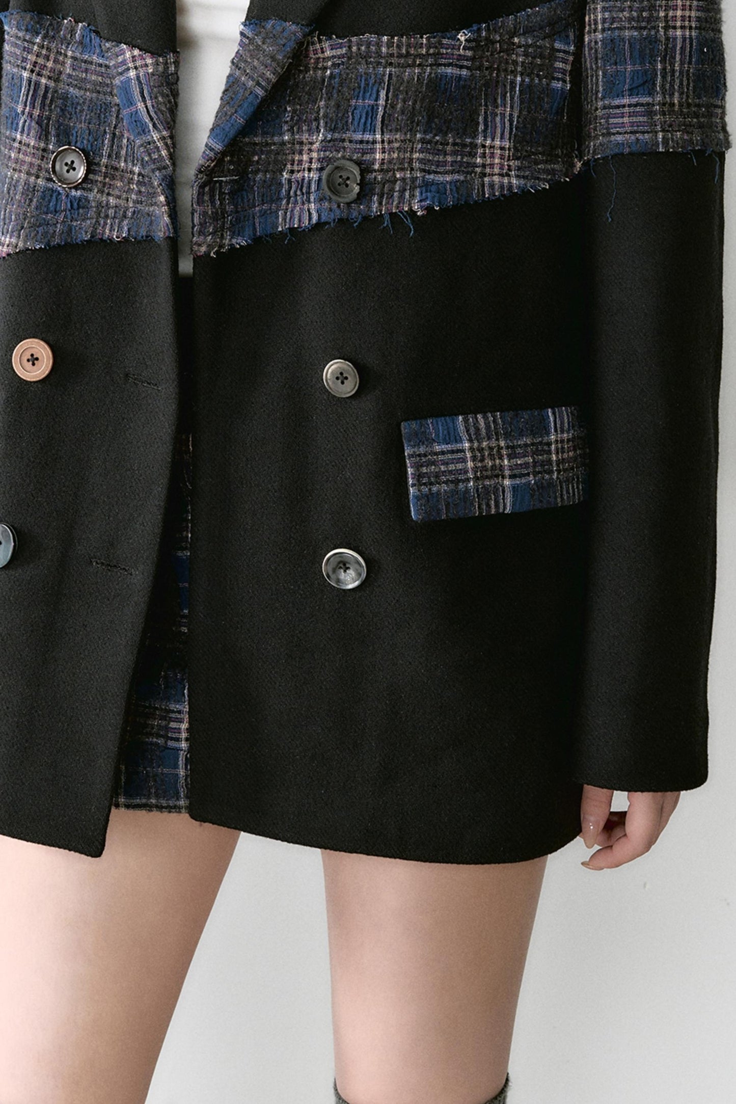 Premium Plaid Wool Jacket