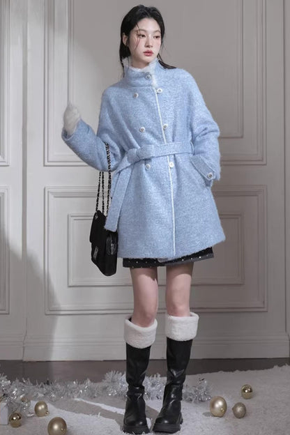 Blue Island Wool Coat