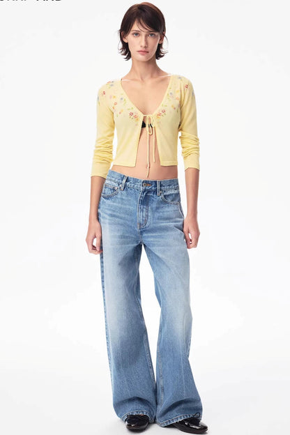 Tencel Summer Knit Cardigan Top