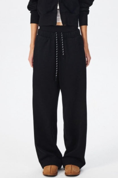 Low Waist Fleece Thermal Sweatpants