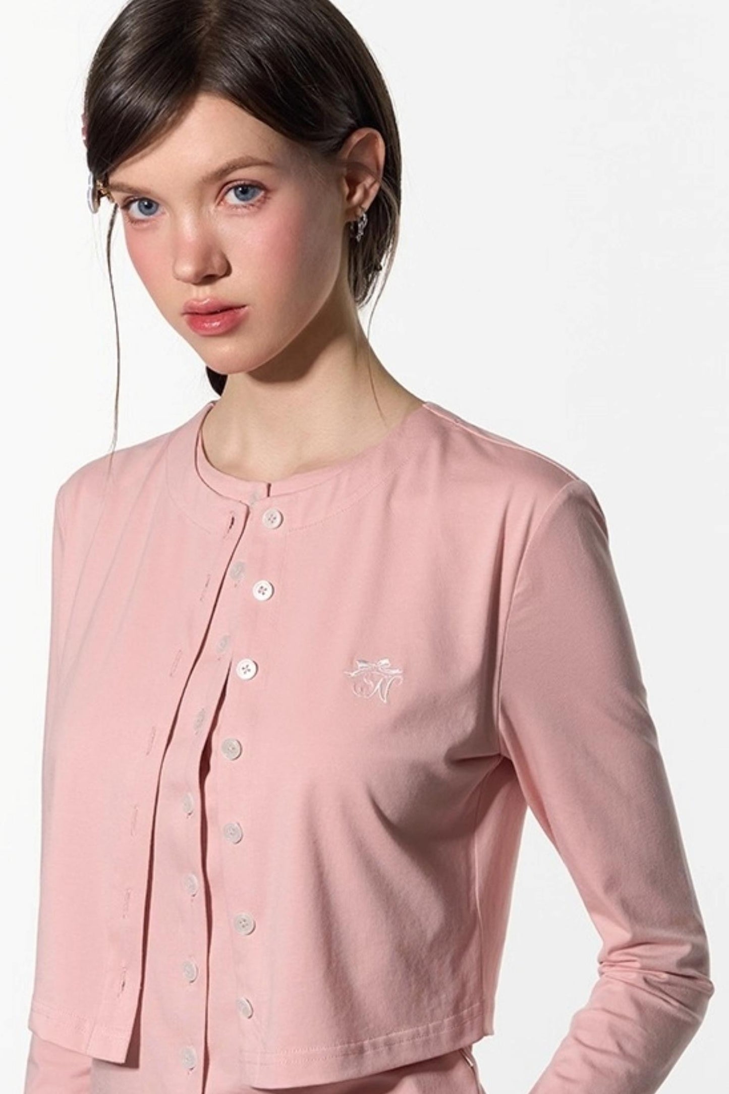 Layered Knitted Cardigan