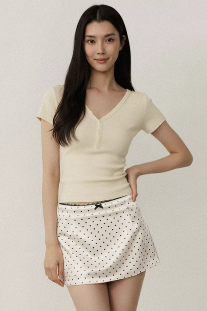 Textured Hollow Knit Top