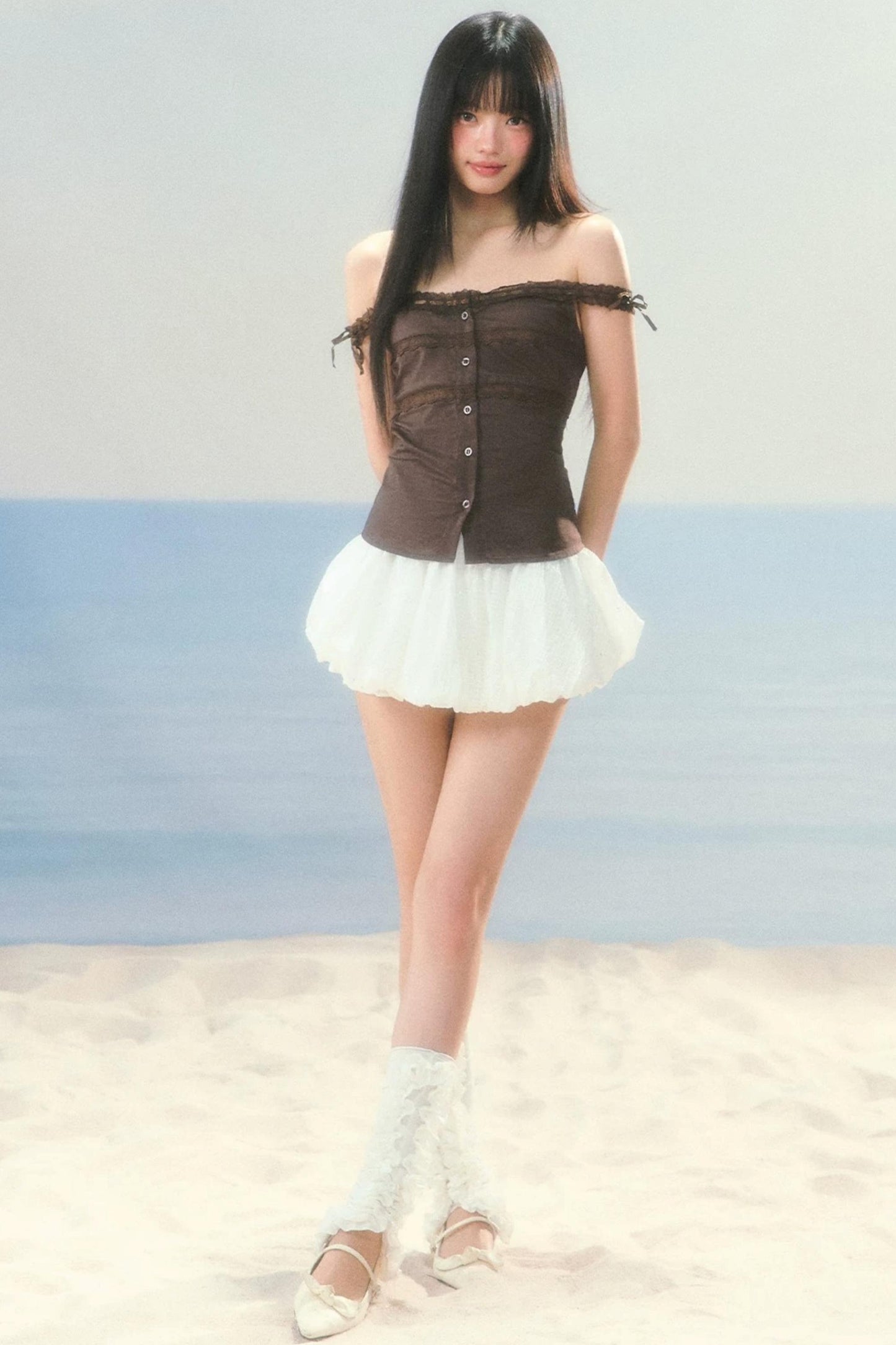 Slim-Fit Patchwork Tank Top Set-Up