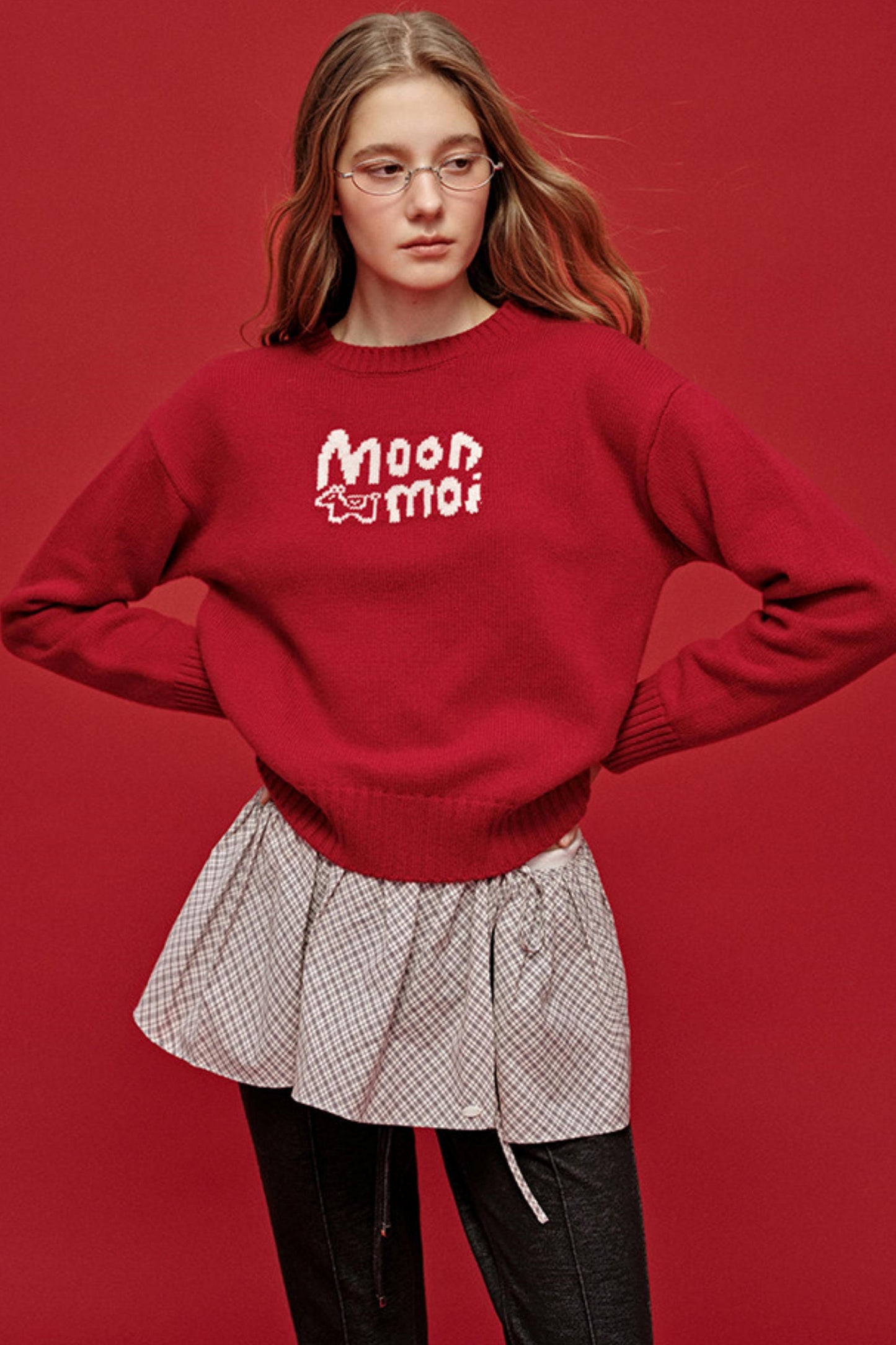 Vintage Cotton Bias-Cut Skirt Set