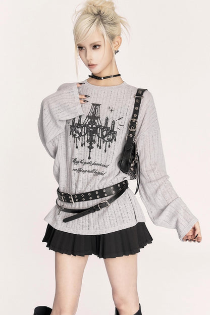 Autumn Girl Printed Blouse