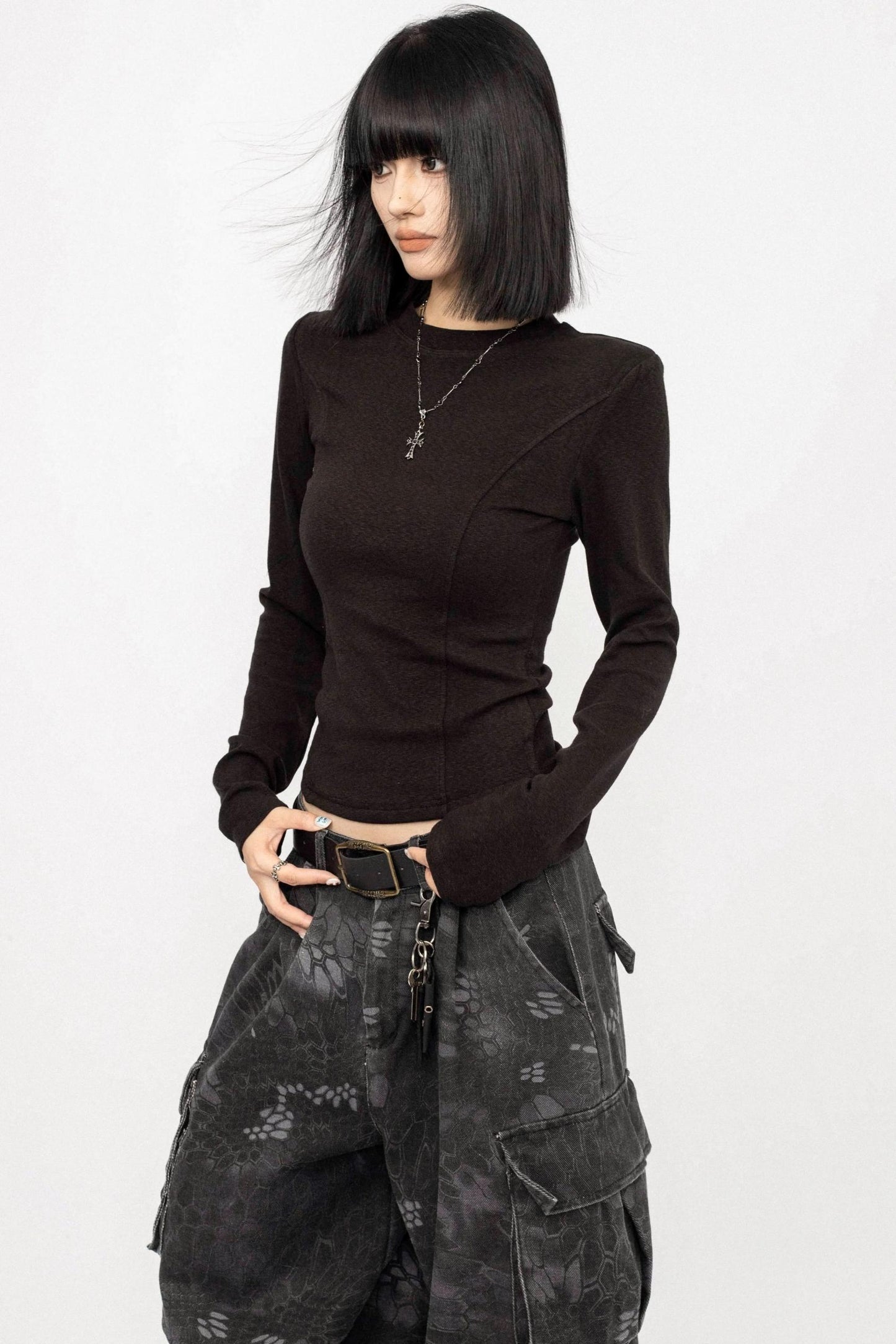 Autumn Shoulder Slim Base Top