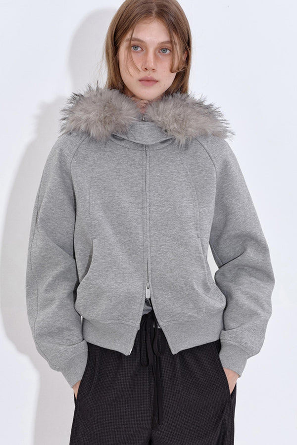 Windproof Fleece-Lined Hooded Jacket