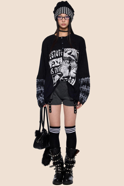 Henry Patchwork Knit Sweater