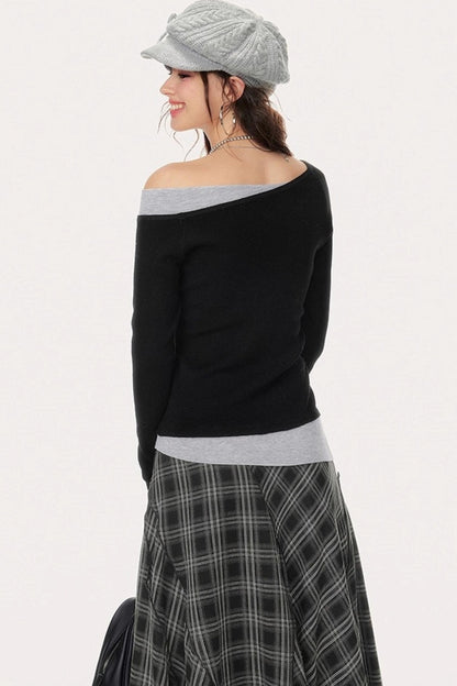 Gentle Embroidery Knitted Sweater