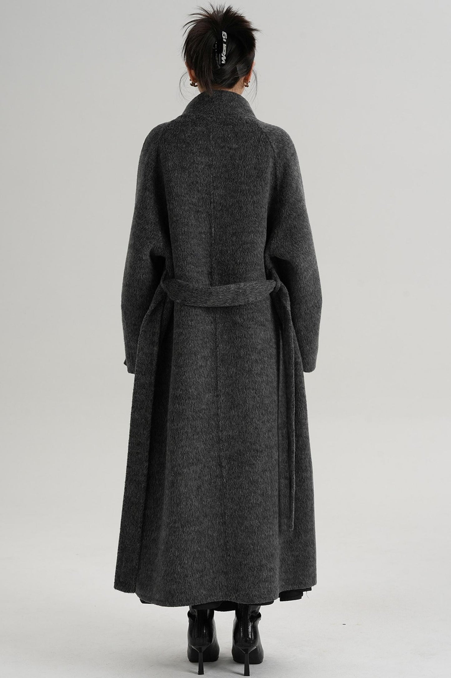 High Neck Wool Coat