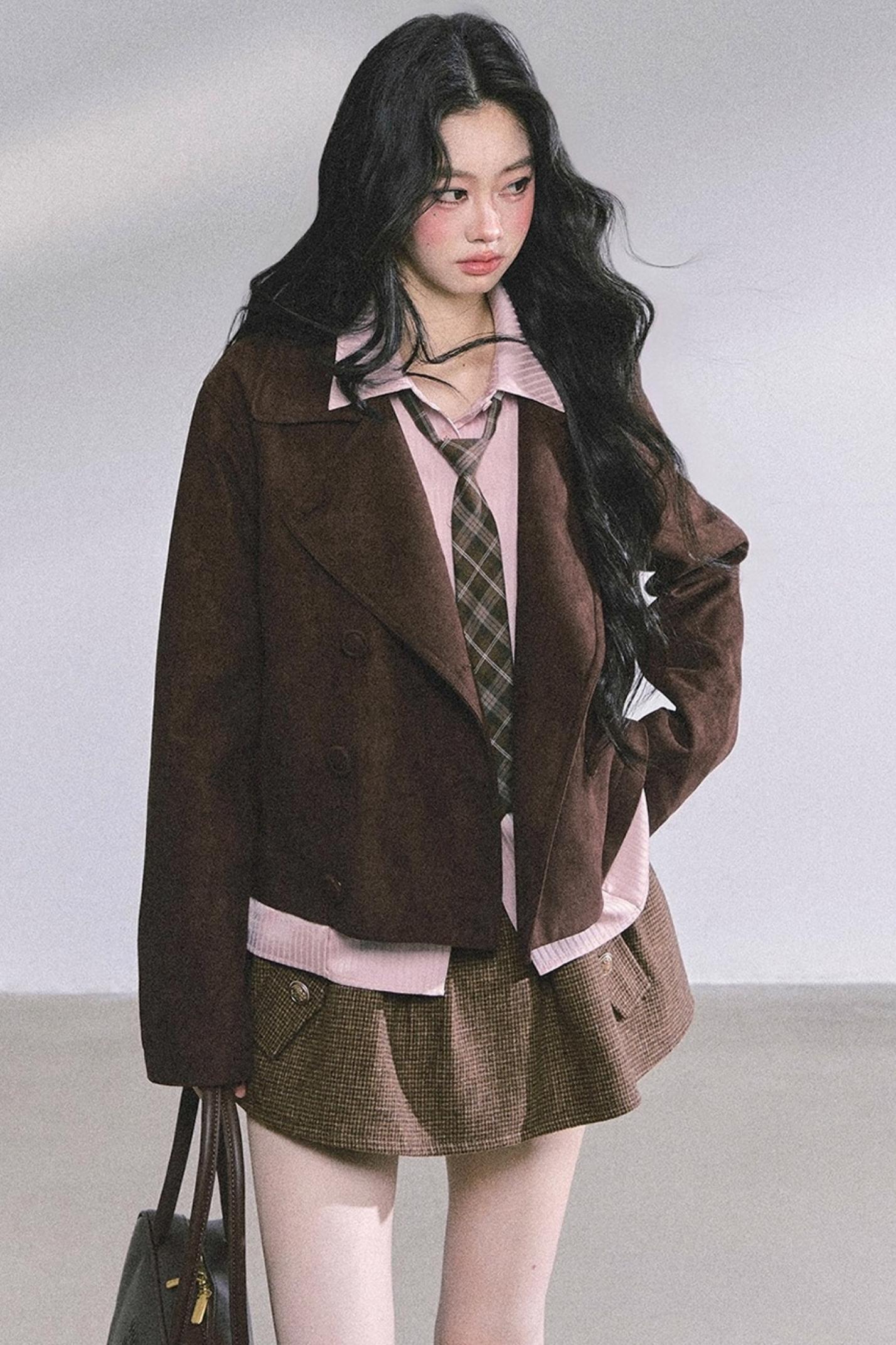 Autumn Collegiate Trench Coat