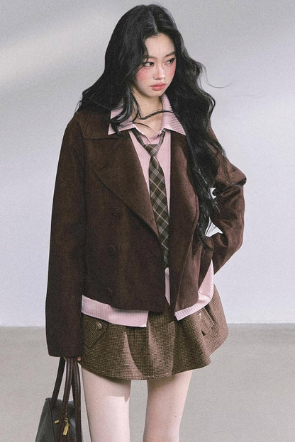 Autumn Collegiate Trench Coat