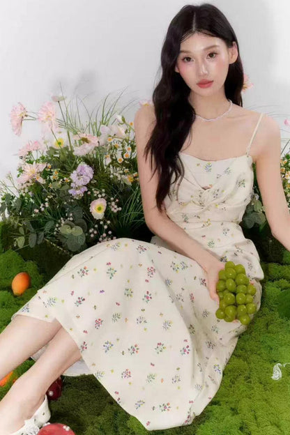 Summer Ruffle One-Shoulder Dress