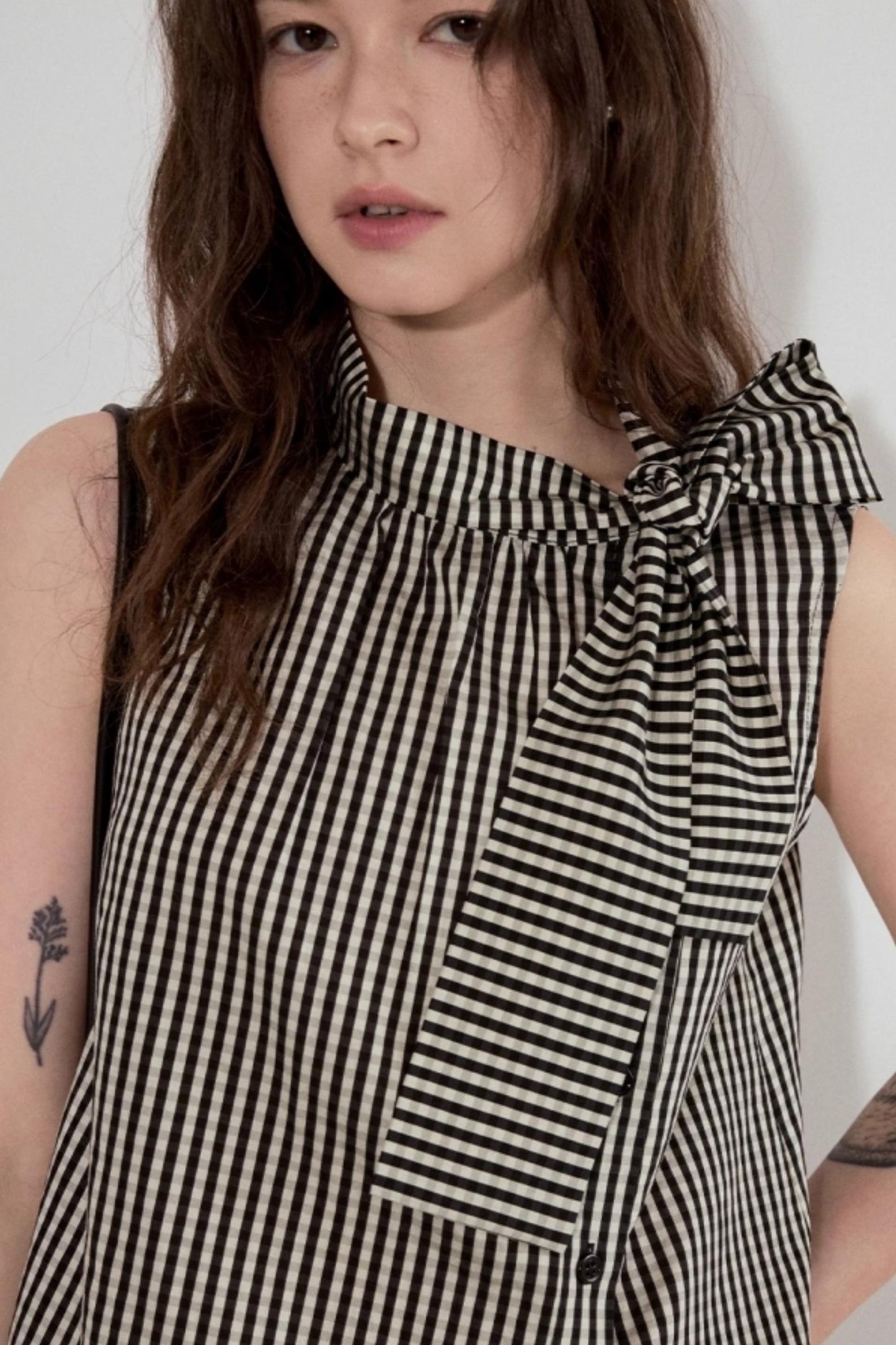 Plaid Sleeveless Top