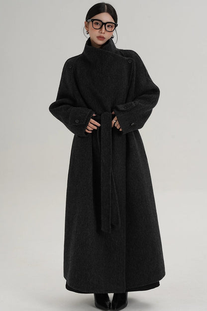 High-End Stand-Up Collar Coat
