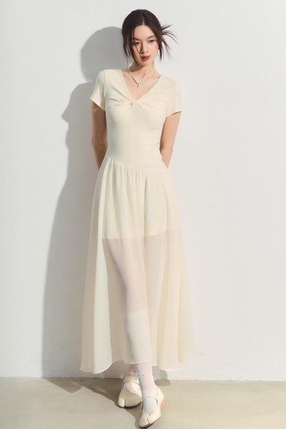 Twist Summer A-Line Dress