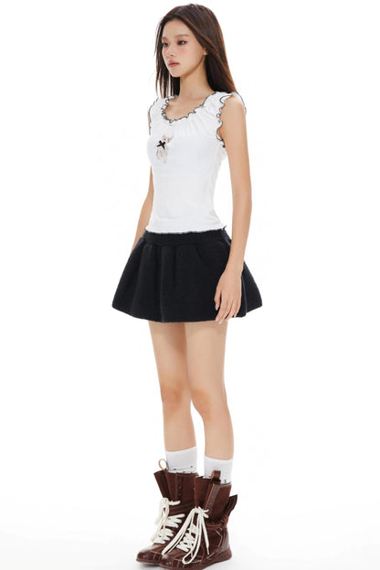 Girly White Camisole