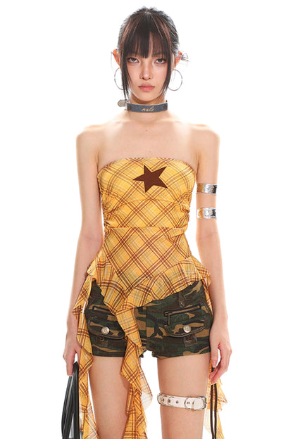 Yellow Embroidered Vest