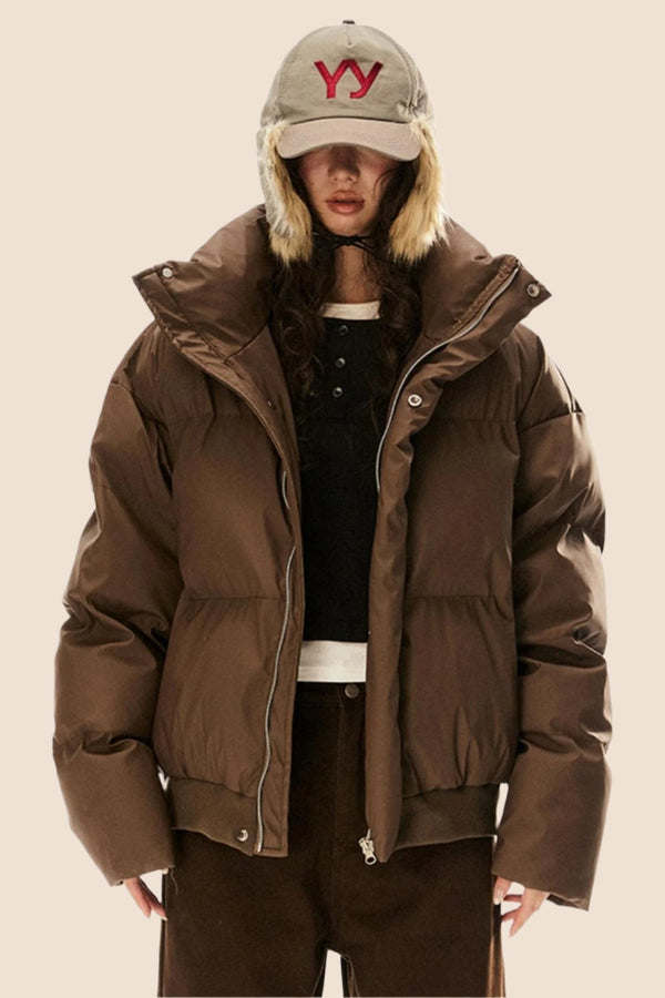 Retro Short Puffer Cotton Jacket