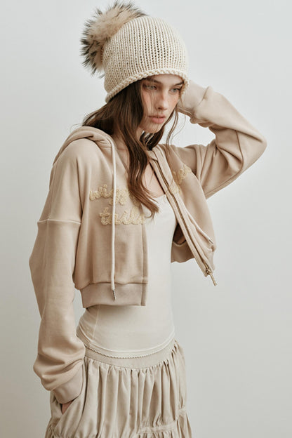 Embroidered High-Density Hooded Jacket