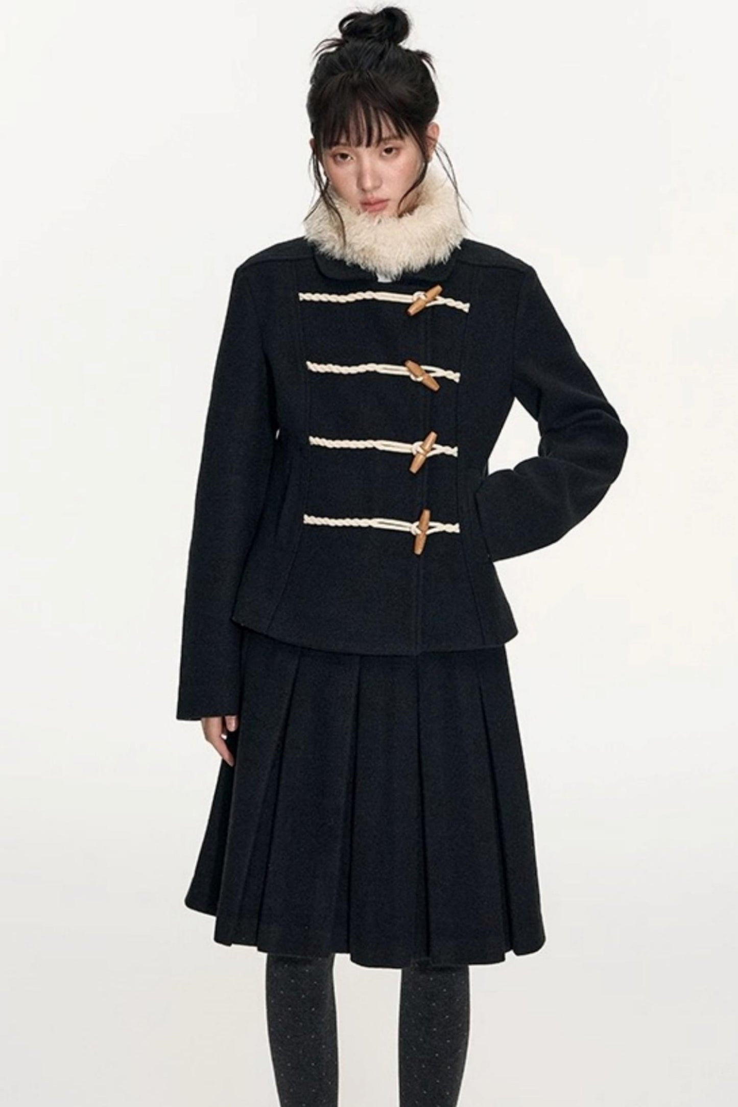 Nap Woolen A-Line Skirts