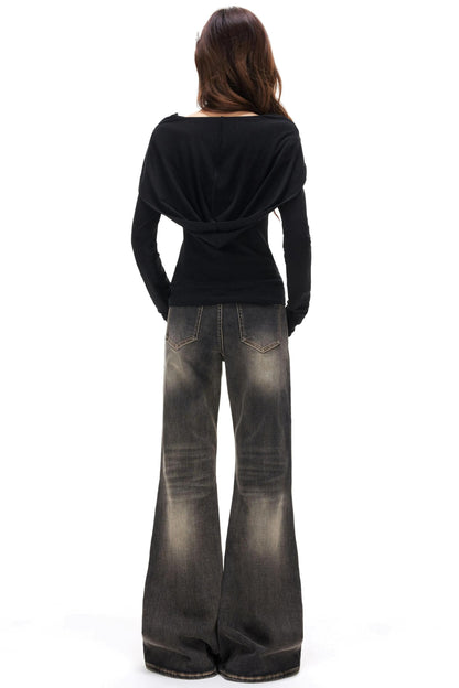 Lyocell Tencel Off-Shoulder Top