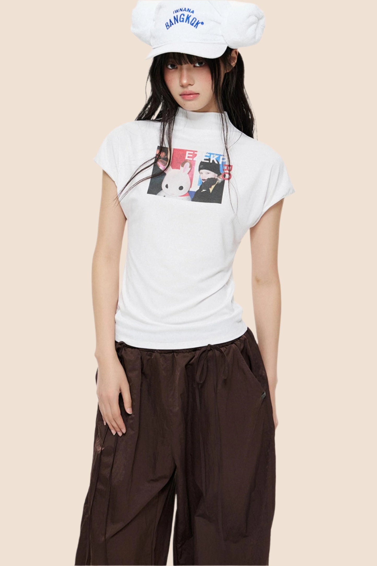 Fitted Short Sleeve Crop Tee