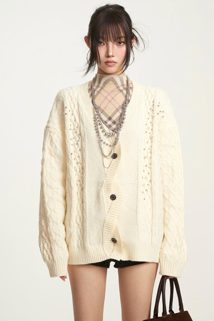 Vintage Gray V-Neck Top