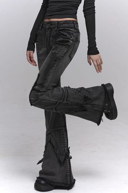 Cool Girl Black Bootcut Jeans