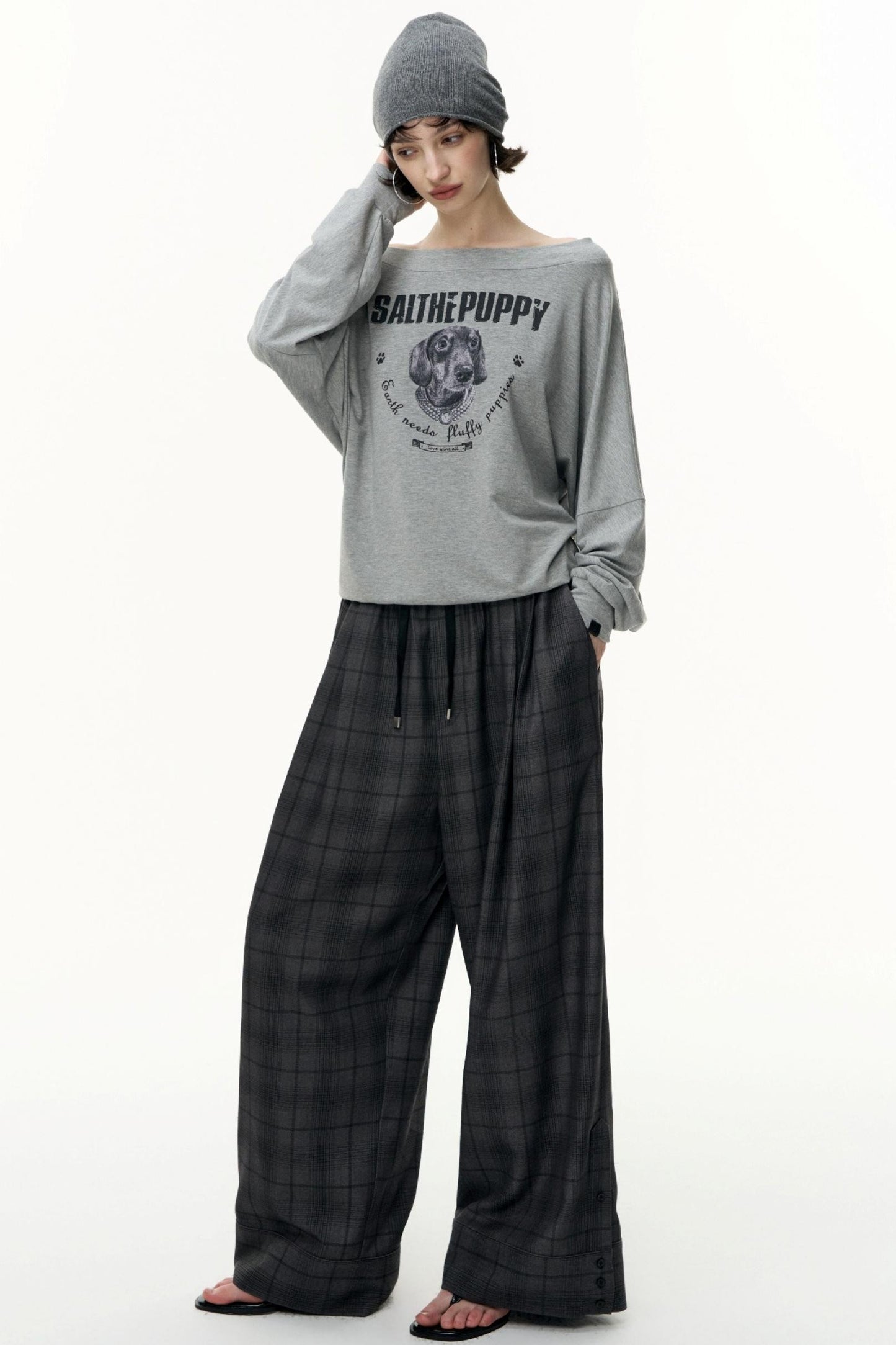 Vintage Wide-Leg Slacks