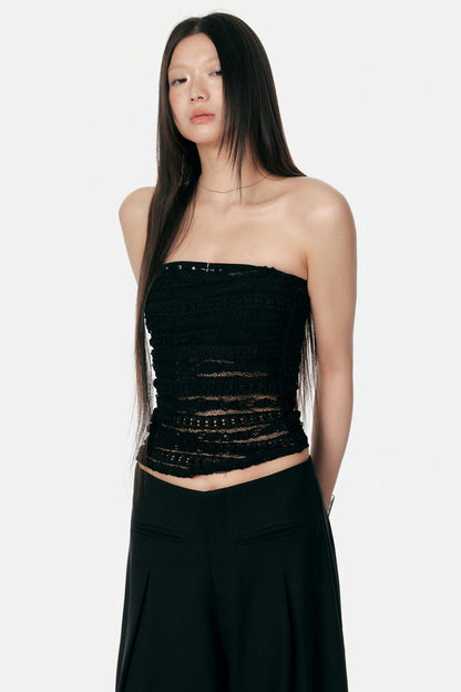 Pure Desire Lace Mesh Top