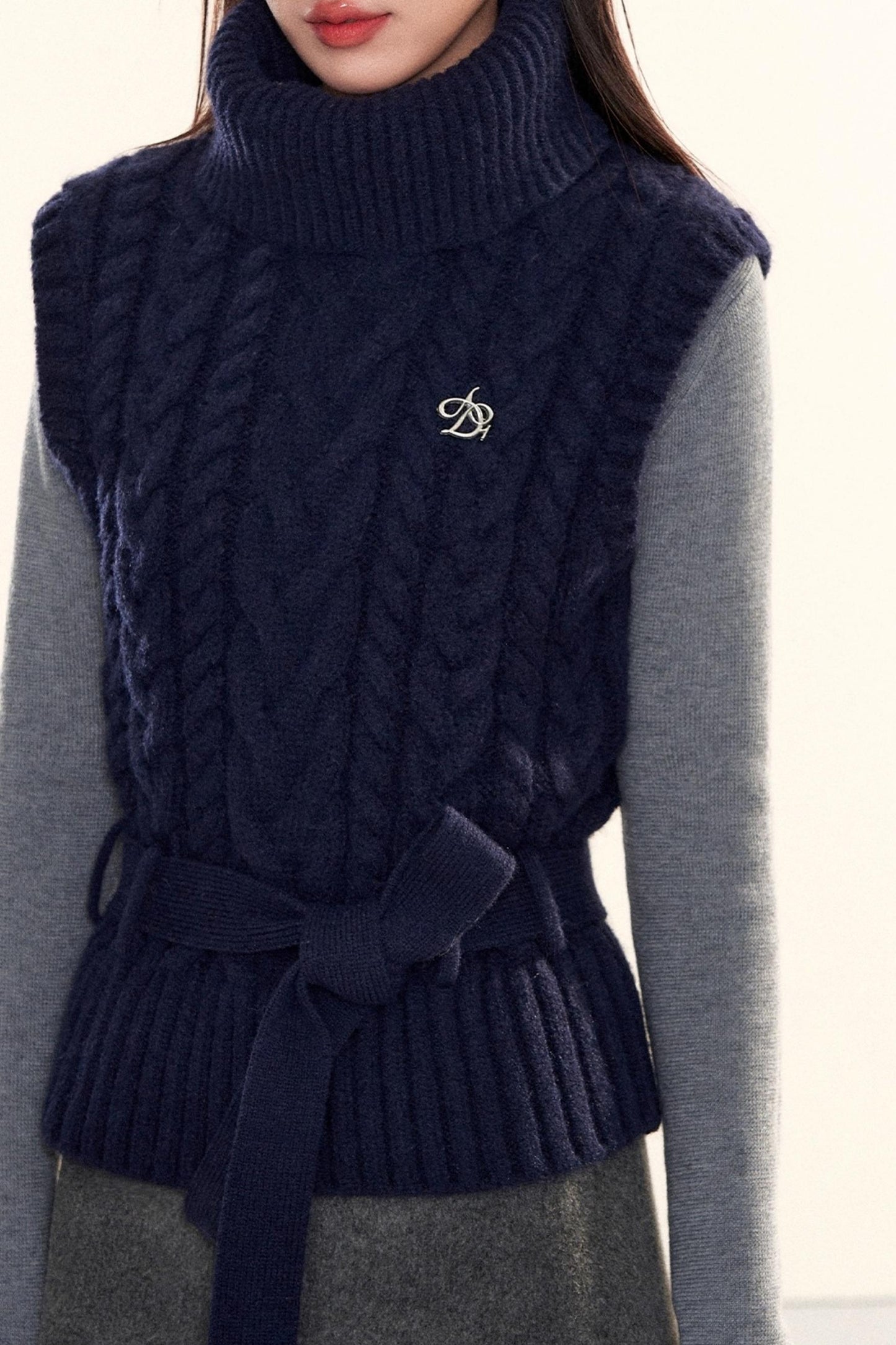 Vintage Cable Knit Vest
